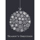 Snowflake Ornament Folded Holiday Cards Image 4 of 4